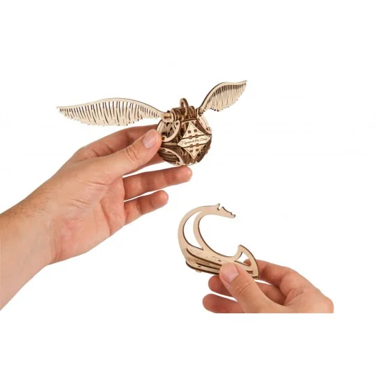 Golden Snitch Harry Potter Puzzle 3D Wood UGEARS UGEARS UG-70237 - 3 UG-70237-Golden Snitch Harry Potter Puzzle 3D Wood UGEARS - UG-70237