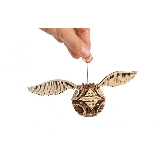 UG-70237-Golden Snitch Harry Potter Puzzle 3D Wood UGEARS