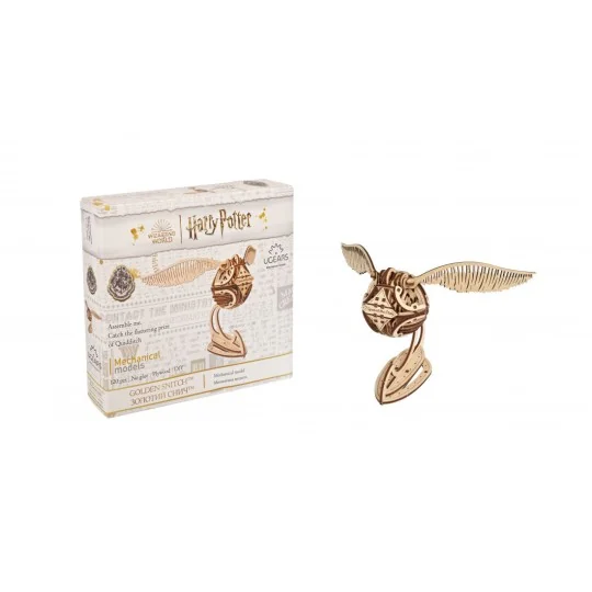 Golden Snitch Harry Potter Puzzle 3D Wood UGEARS UGEARS UG-70237 - 6 UG-70237-Golden Snitch Harry Potter Puzzle 3D Wood UGEARS - UG-70237