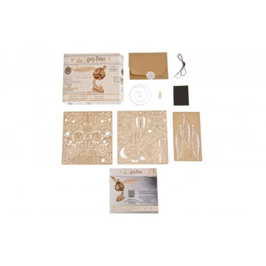 UG-70237-Golden Snitch Harry Potter Puzzle 3D Wood UGEARS