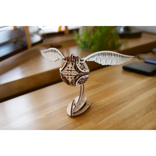 Golden Snitch Harry Potter Puzzle 3D Wood UGEARS UGEARS UG-70237 - 11 UG-70237-Golden Snitch Harry Potter Puzzle 3D Wood UGEARS - UG-70237