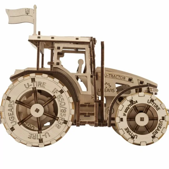 Le tracteur gagne Puzzle 3D bois UGEARS UGEARS UG-70184 - 2 UG-70184-Le tracteur gagne Puzzle 3D bois UGEARS - UG-70184