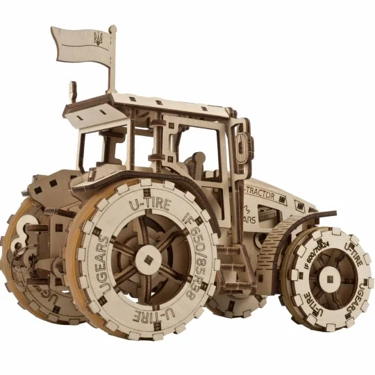Le tracteur gagne Puzzle 3D bois UGEARS UGEARS UG-70184 - 3 UG-70184-Le tracteur gagne Puzzle 3D bois UGEARS - UG-70184