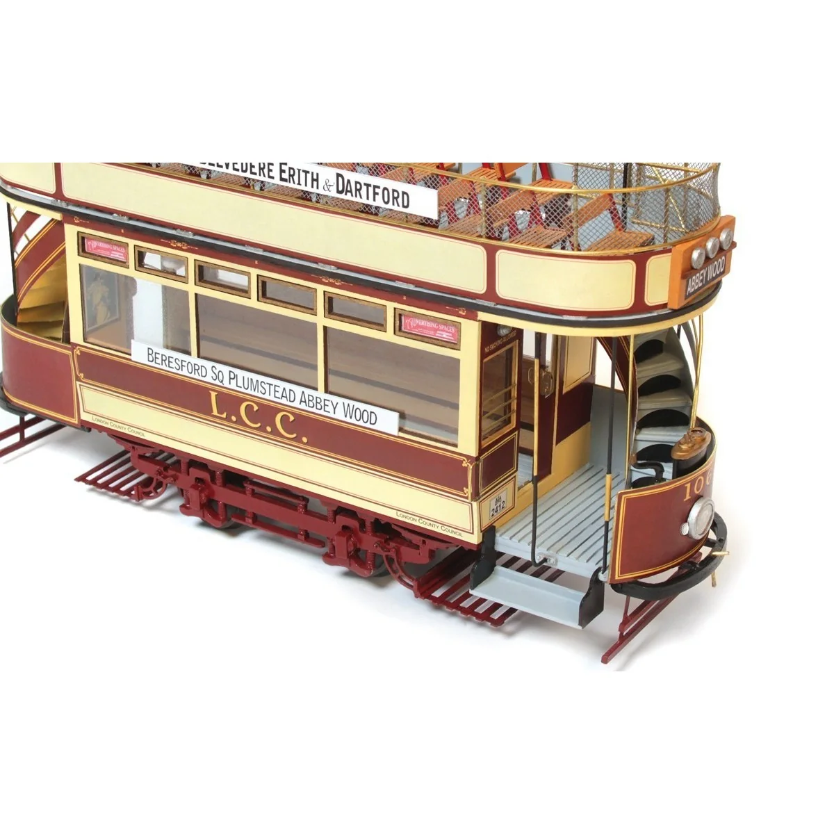 OcCre 53008 Tram London LLC 106 1/24 scale wood and metal construct... OcCre 53008 Tram London LLC 106 1/24 scale wood and metal construct...