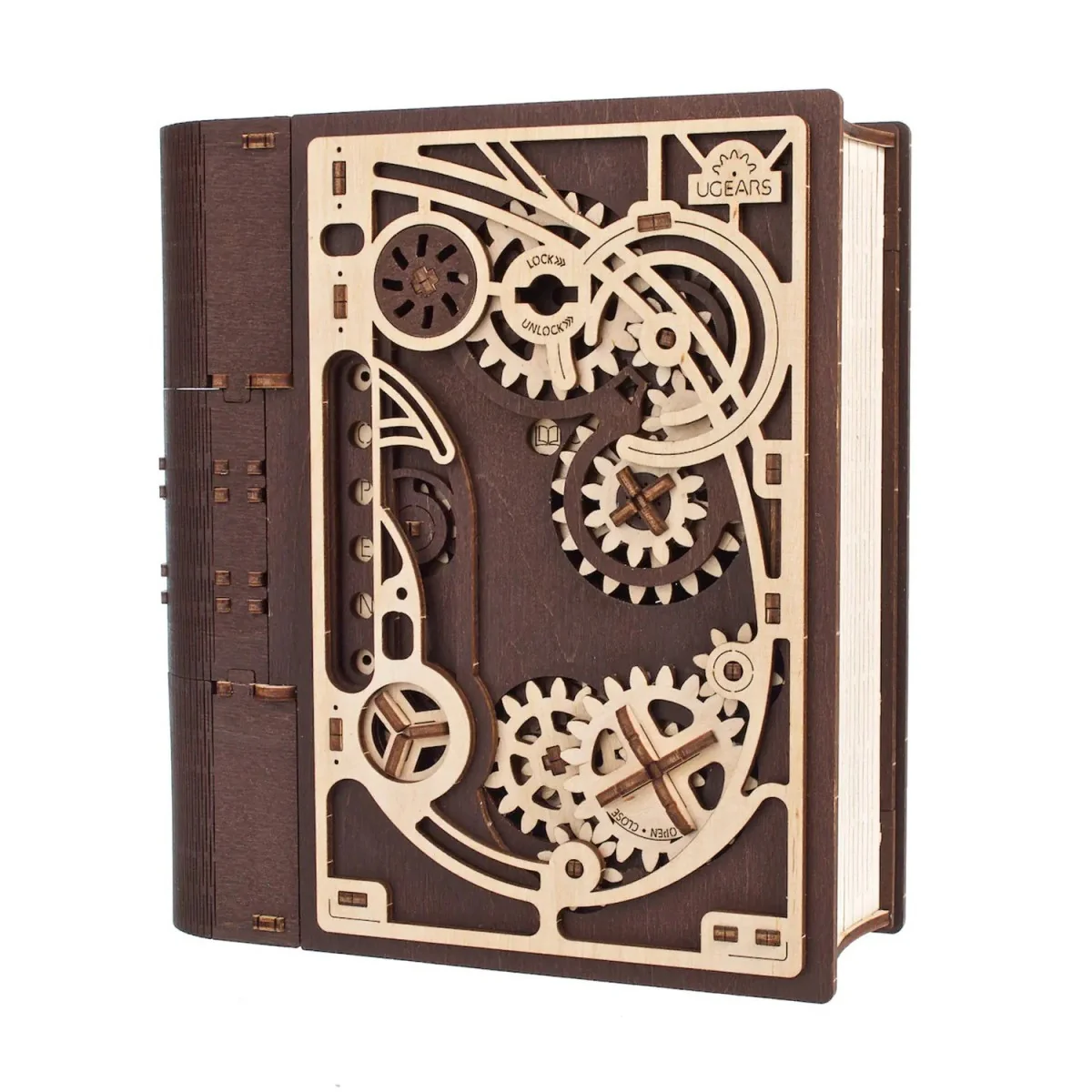 UGEARS 3D Wooden Puzzle Book of Secrets UGEARS UG-70265 - 1