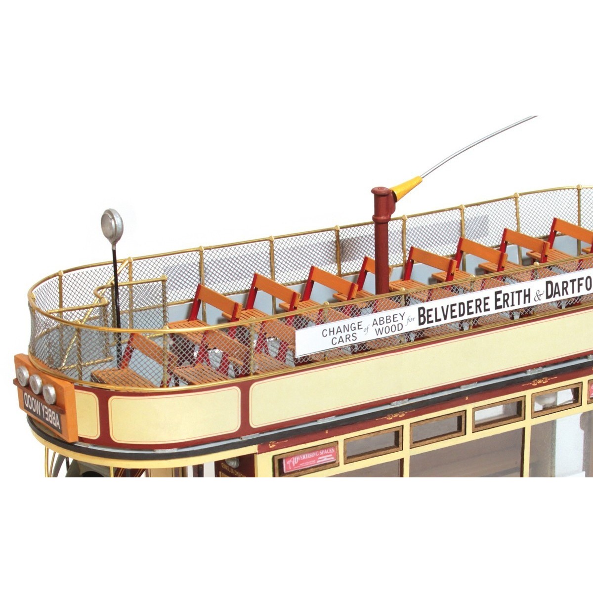OcCre 53008 Tram London LLC 106 1/24 scale wood and metal construct...