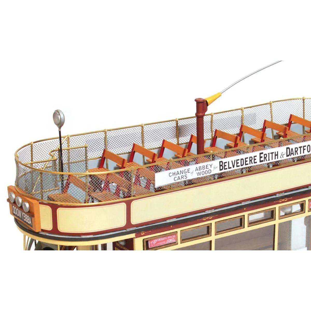 OcCre 53008 Tram London LLC 106 1/24 scale wood and metal construct... OcCre 53008 Tram London LLC 106 1/24 scale wood and metal construct...