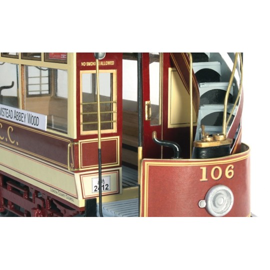 53008-Tram London L.L.C. 106 1/24 kit construction bois métal OcCre