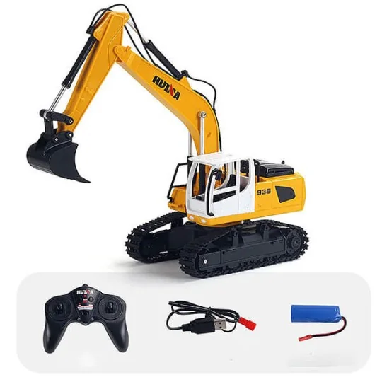 RC 1/24 2.4Ghz Crawler Excavator - HuiNa HuiNa Toys CY1516 - 1 CY1516-RC 1/24 2.4Ghz Crawler Excavator - HuiNa - CY1516