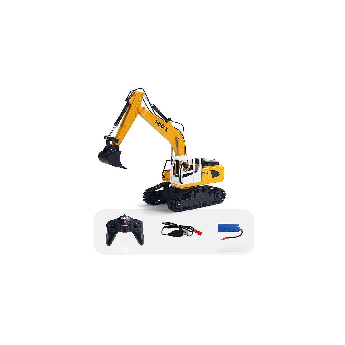 Pelleteuse sur chenilles RC 1/24 2.4Ghz - HuiNa HuiNa Toys CY1516 - 1