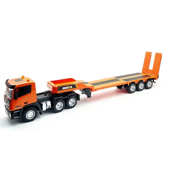 CY1319-Camion porte char avec pelleteuse sur chenilles RC 1/24 2.4Ghz - HuiNa