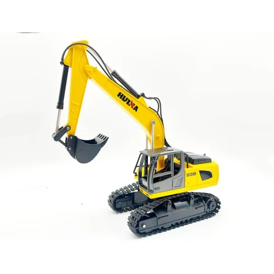 Tank Carrier Truck with RC 1/24 2.4Ghz Crawler Excavator - HuiNa HuiNa Toys CY1319 - 3 CY1319-Tank Carrier Truck with RC 1/24 2.4Ghz Crawler Excavator - HuiNa - CY1319