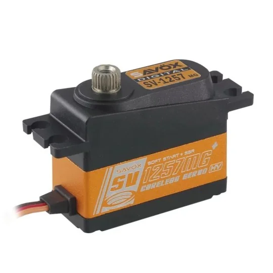 Servo SV-1257MG+ 4kg 0.055s 35x15mm Savox Savox SV-1257MG+ - 1 SV-1257MG+-Servo SV-1257MG+ 4kg 0.055s 35x15mm Savox