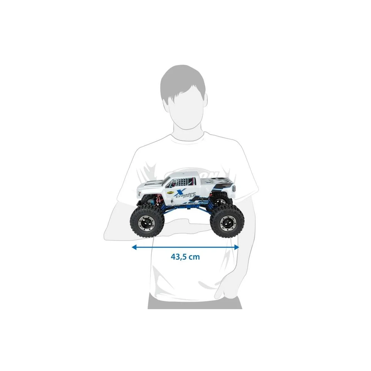 X-Crawlee Pro 3.0 RTR 1/10 Carson Carson 500404315 - 15