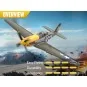 V768-2-P-51D Mustang 500mm Brushless Aircraft with RTF Flight Stabilizer Volantex