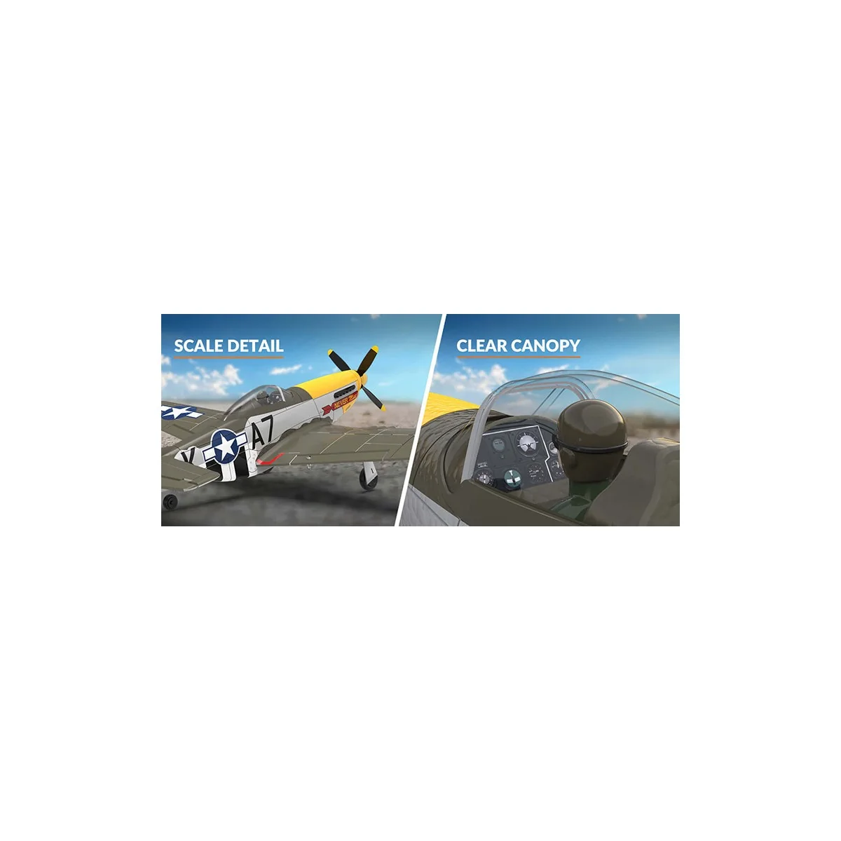 P-51D Mustang 500mm Brushless Aircraft with RTF Flight Stabilizer Volantex Volantex V768-2 - 10 P-51D Mustang 500mm Brushless Aircraft with RTF Flight Stabilizer Volantex Volantex V768-2 - 10