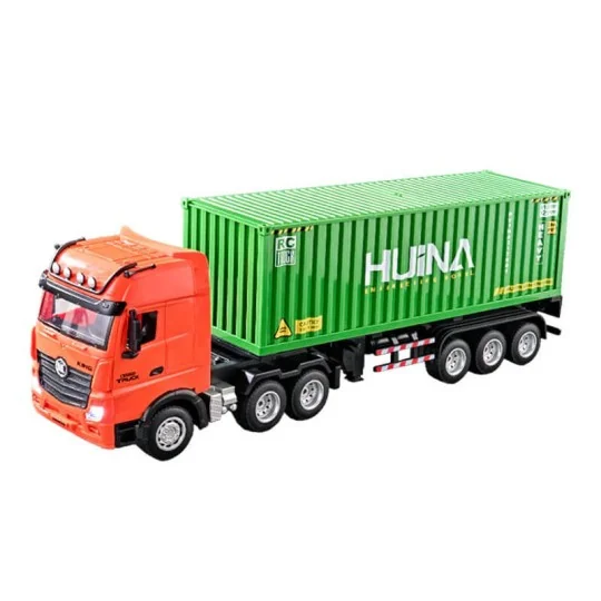 CY1317-Camion semi-remorque porte-conteneur RC 1/18 2.4Ghz - HuiNa