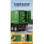 CY1317-Camion semi-remorque porte-conteneur RC 1/18 2.4Ghz - HuiNa - CY1317
