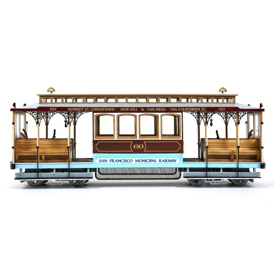 53007-Tram Cable Car San Francisco 1/24 kit construction bois métal OcCre