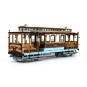53007-Tram Cable Car San Francisco 1/24 kit construction wood metal OcCre