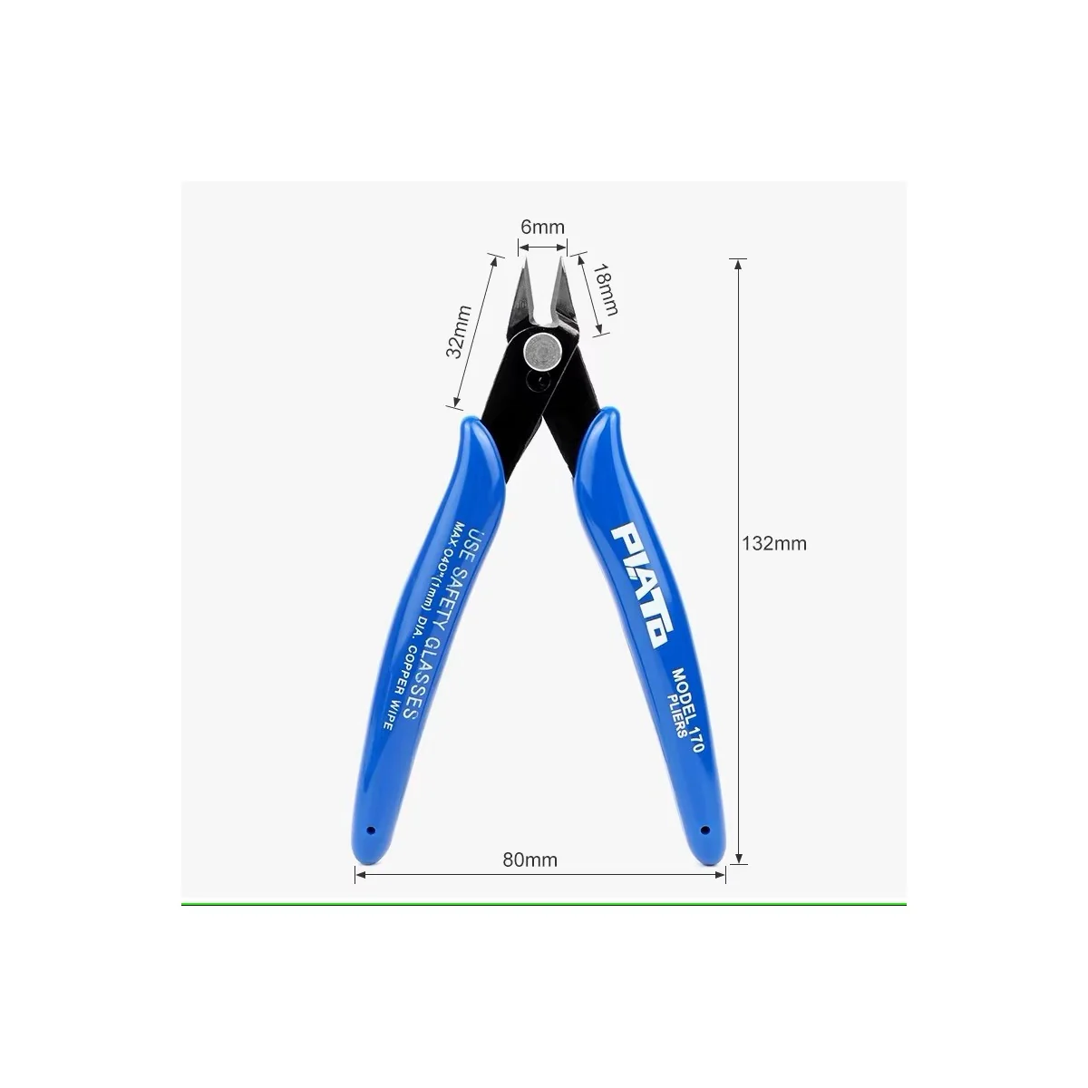 Mini pince coupante plate de précision à dégrapper n°170 Plato  PLATO - 2