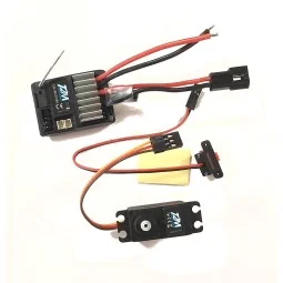 Kit module ESC/Rx et servo de direction (3 fils) Pirate Booster T2M T2M T4933/31K - 1