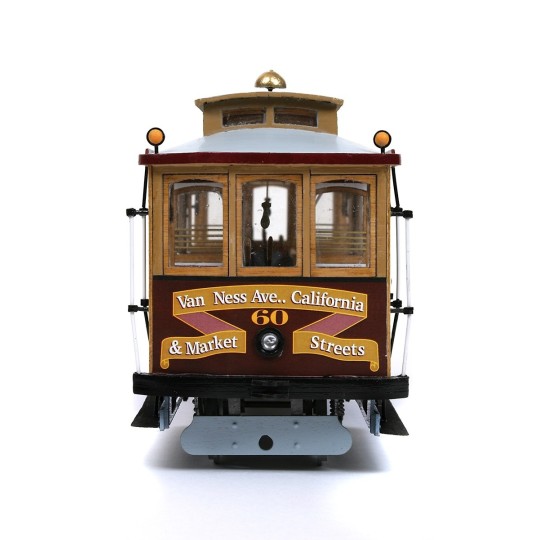 53007-Tram Cable Car San Francisco 1/24 kit construction bois métal OcCre