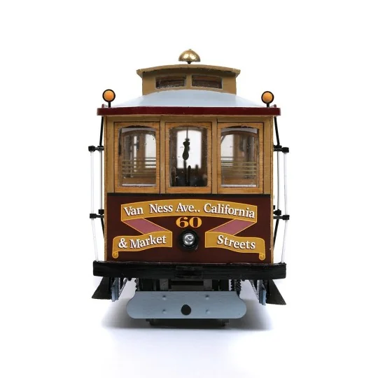 53007-OcCre 53007 Tram Cable Car San Francisco 1/24 kit construction bois métal
