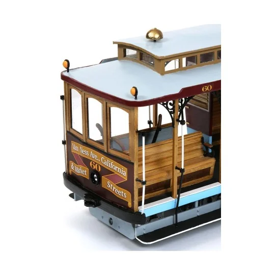 53007-Tram Cable Car San Francisco 1/24 kit construction bois métal OcCre