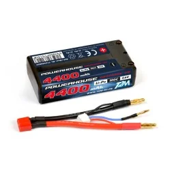 Li-Po HV Shorty 4400mAh 100C 2S 7.6V Case T2M T2M T1344002C - 1