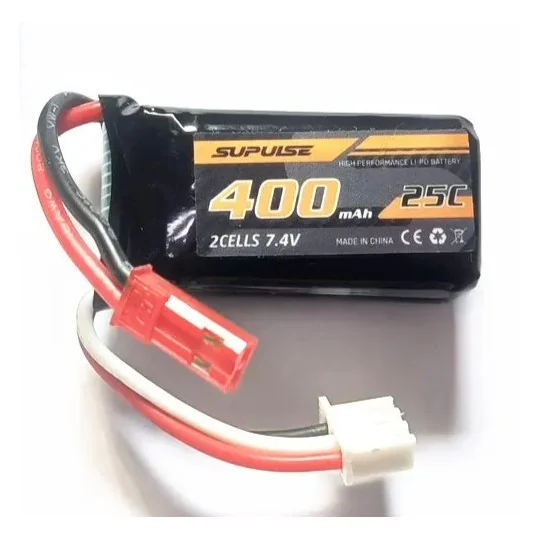 Li-Po 400mAh 2S 7.4V JST Volantex Volantex V-PB3119 - 1 V-PB3119-Li-Po 400mAh 2S 7.4V JST Volantex - V-PB3119