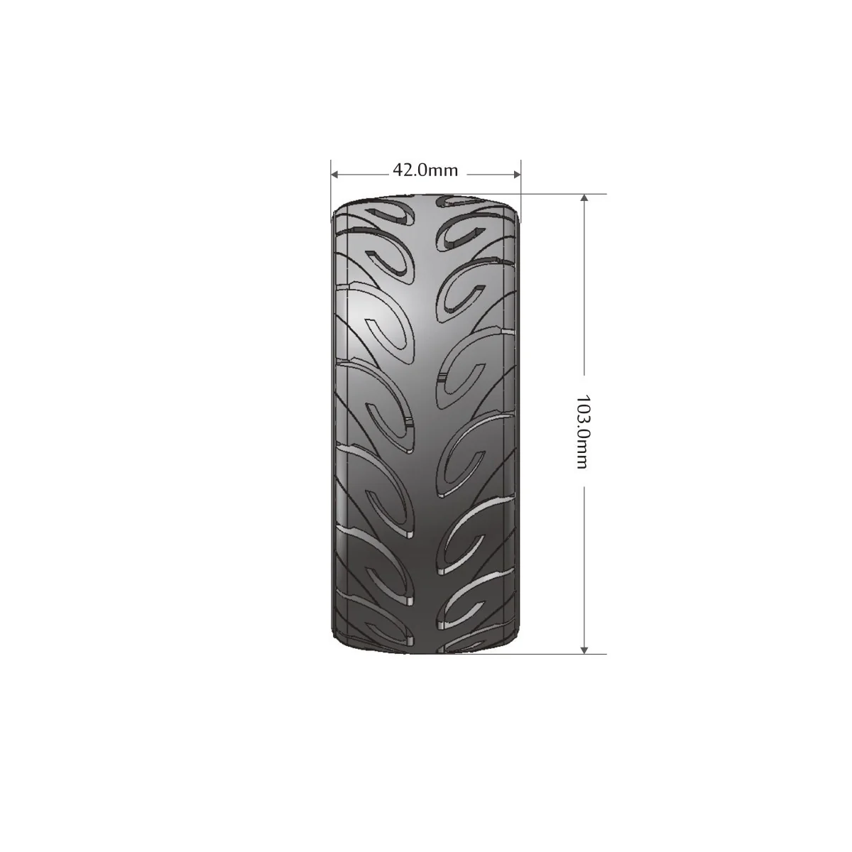GT-Tarmac tyres + 1/8 black chrome spoke wheels (x2) Louise RC Louise RC L-T3285SBC - 2 GT-Tarmac tyres + 1/8 black chrome spoke wheels (x2) Louise RC Louise RC L-T3285SBC - 2