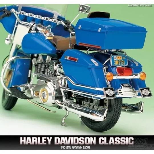 Harley Davidson Classic Electra 1/10 Academy Motorcycle Academy AC15501 - 4 AC15501-Harley Davidson Classic Electra 1/10 Academy Motorcycle - AC15501