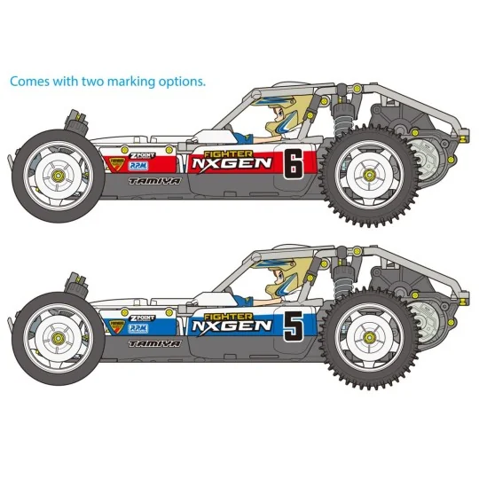 58741L-Buggy Fighter NXGEN DT-04 Kit RTR Combo Tamiya - 58741L