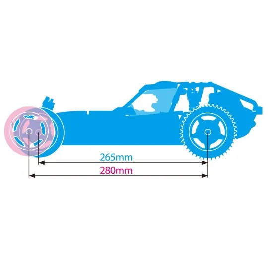 58741L-Buggy Fighter NXGEN DT-04 Kit RTR Combo Tamiya
