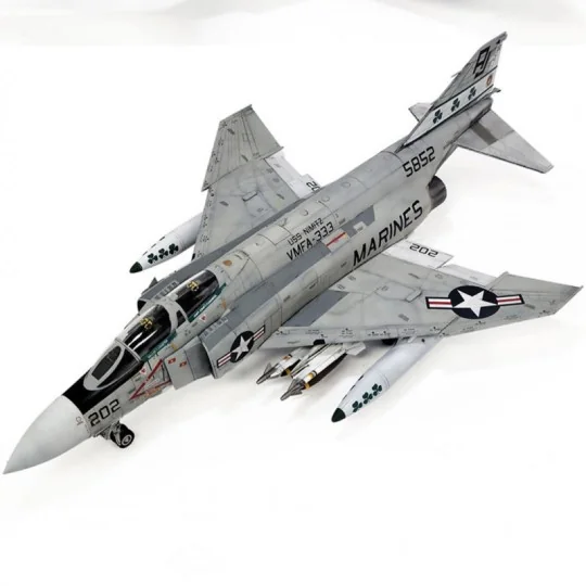 USMC F-4J Phantom II Aircraft, VMFA-333 Fighting Shamrocks 1/48 Academy Academy AC12356 - 4 AC12356-USMC F-4J Phantom II Aircraft, VMFA-333 Fighting Shamrocks 1/48 Academy - AC12356