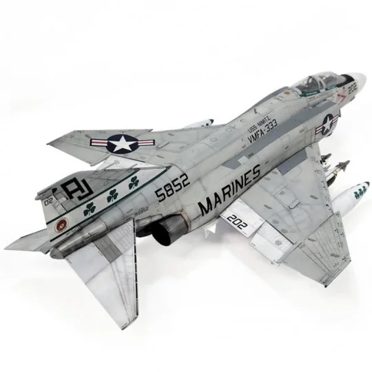 AC12356-USMC F-4J Phantom II Aircraft, VMFA-333 Fighting Shamrocks 1/48 Academy