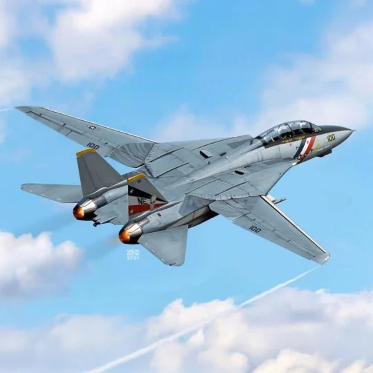 AC12590-USN F-14D Aircraft, VF-2 Bounty Hunters 1/72 Academy