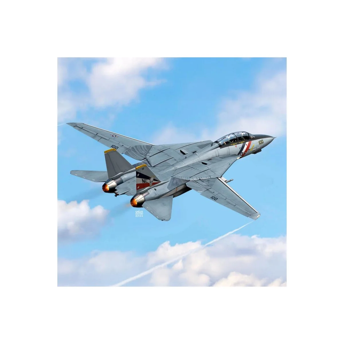USN F-14D Aircraft, VF-2 Bounty Hunters 1/72 Academy Academy AC12590 - 1