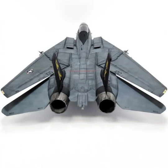 AC12590-USN F-14D Aircraft, VF-2 Bounty Hunters 1/72 Academy