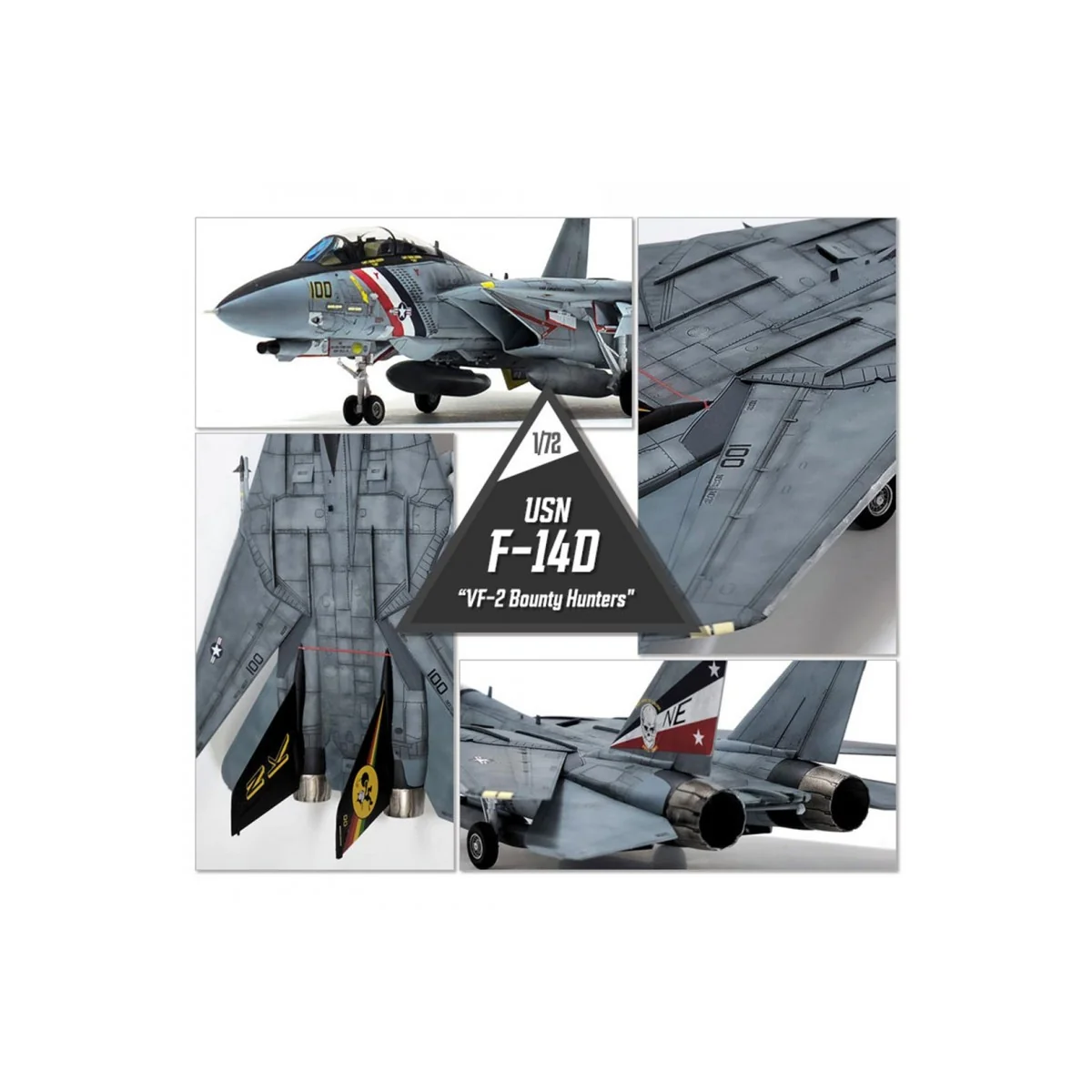 USN F-14D Aircraft, VF-2 Bounty Hunters 1/72 Academy Academy AC12590 - 9