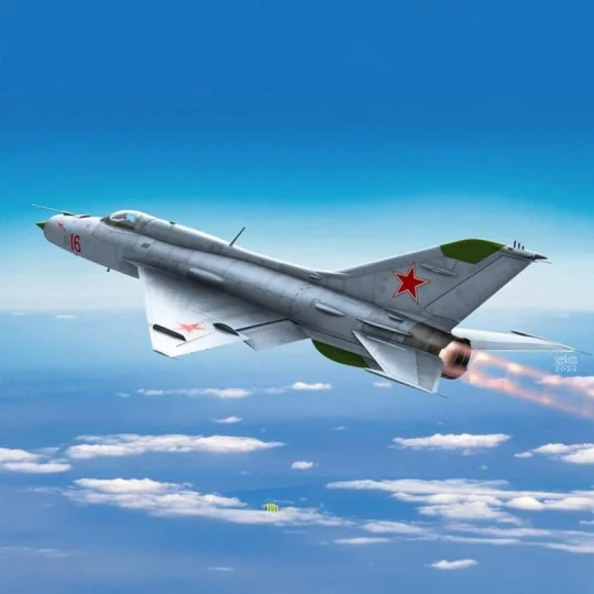 Mig-21PF Fishbed-D 1/48 Academy Aircraft Academy AC12320 - 1 AC12320-Mig-21PF Fishbed-D 1/48 Academy Aircraft - AC12320