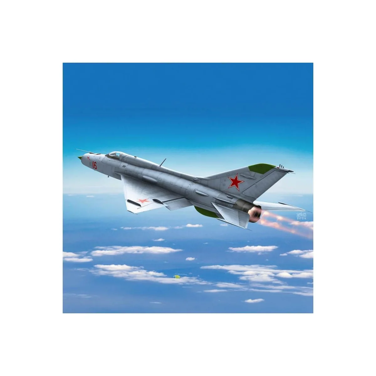 Mig-21PF Fishbed-D 1/48 Academy Aircraft Academy AC12320 - 1 Mig-21PF Fishbed-D 1/48 Academy Aircraft Academy AC12320 - 1