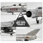 Mig-21PF Fishbed-D 1/48 Academy Aircraft Academy AC12320 - 8 AC12320-Mig-21PF Fishbed-D 1/48 Academy Aircraft - AC12320