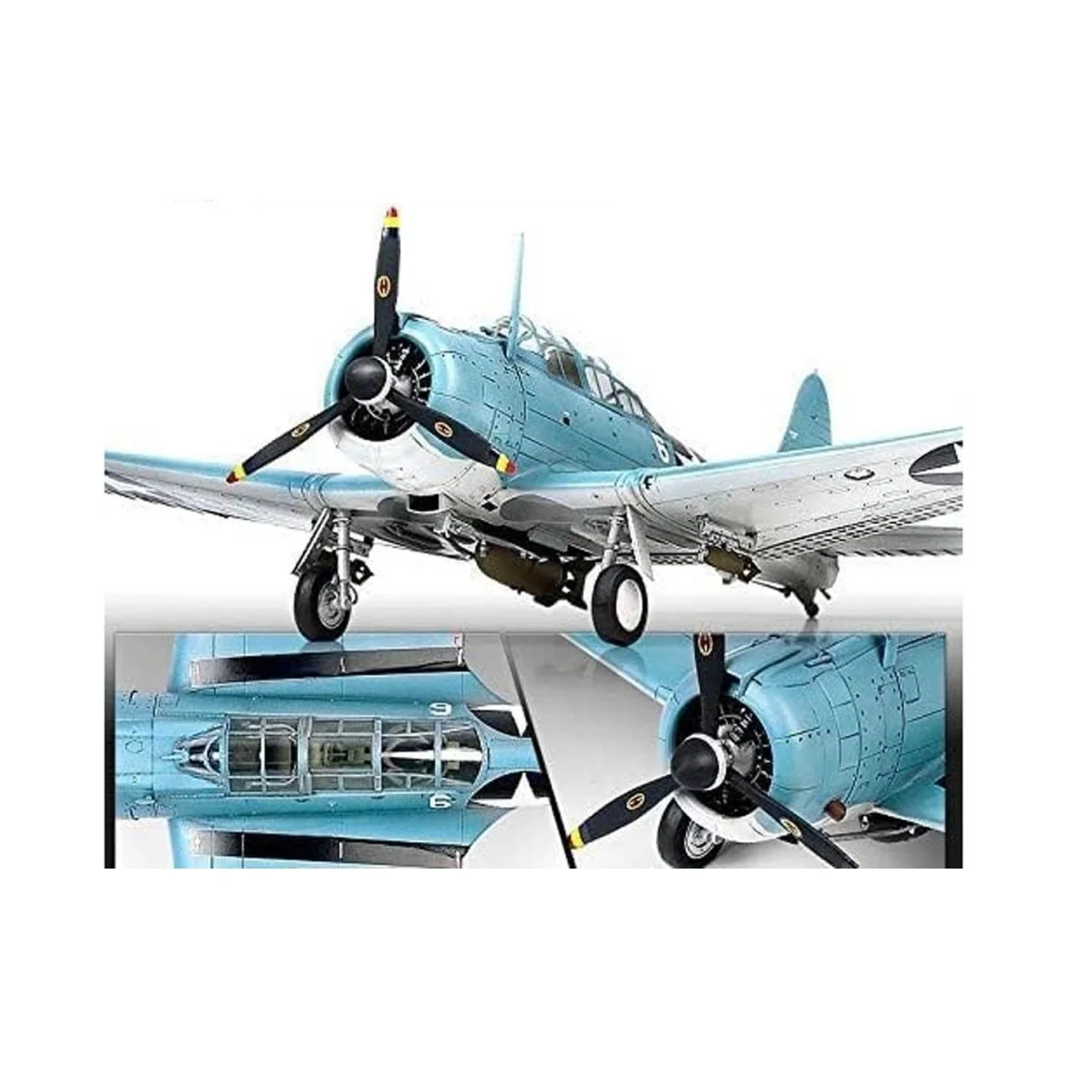 USN SBD-2 MIDWAY 1/48 Academy Aircraft Academy AC12335 - 7 USN SBD-2 MIDWAY 1/48 Academy Aircraft Academy AC12335 - 7