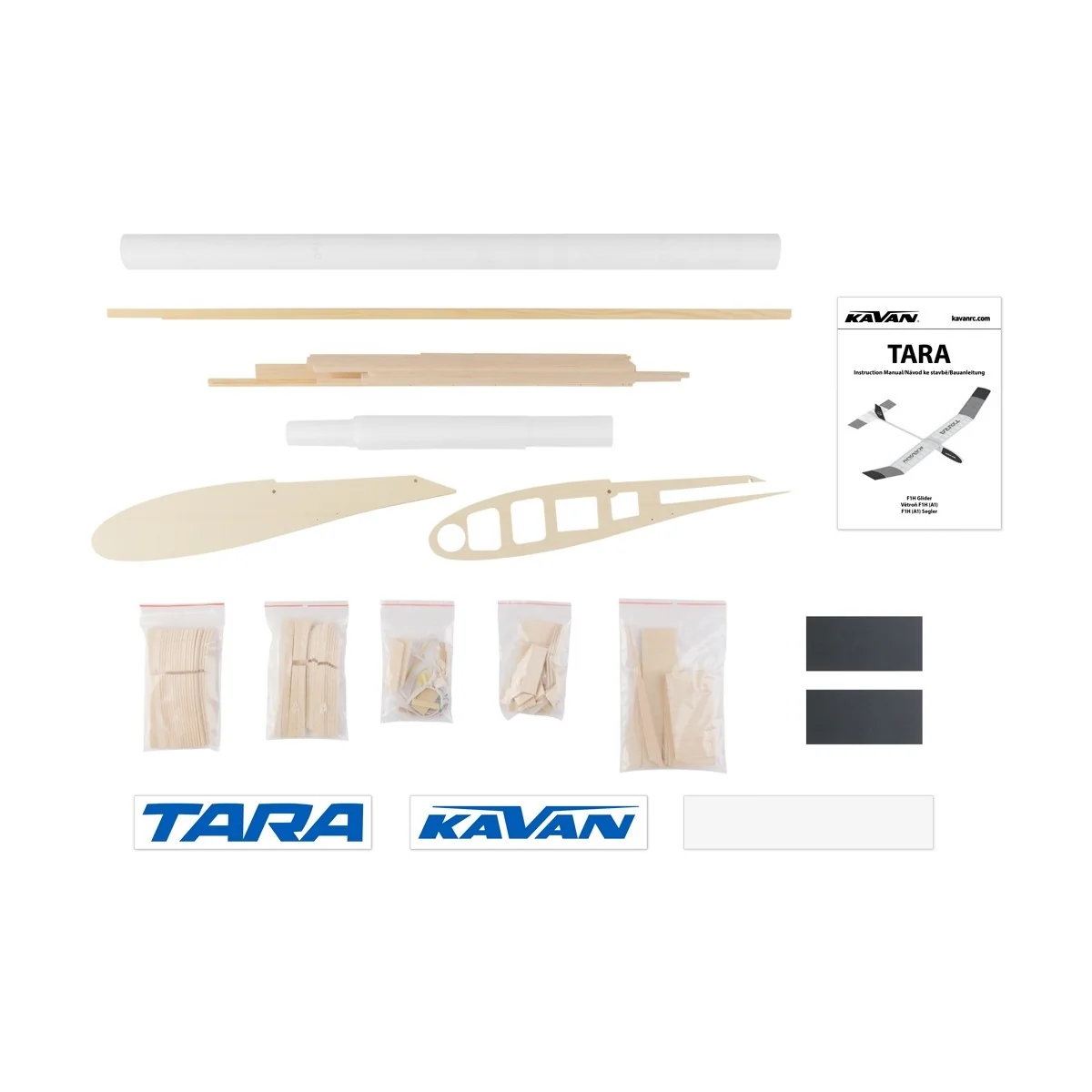 TARA A1 (F1H) 1100mm Kavan balsa kit glider Kavan RC KAV02.8040 - 3