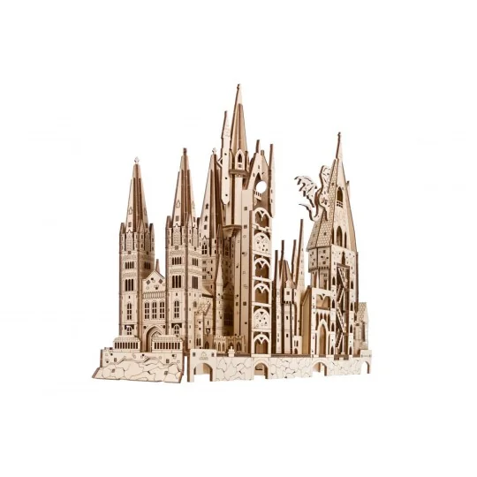 Harry Potter Castle Hogwarts™ Castle Puzzle 3D Wood UGEARS UGEARS UG-70256 - 2 UG-70256-Harry Potter Castle Hogwarts™ Castle Puzzle 3D Wood UGEARS - UG-70256