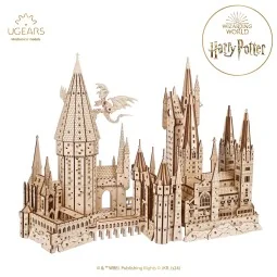 Harry Potter Castle Hogwarts™ Castle Puzzle 3D Wood UGEARS UGEARS UG-70256 - 1