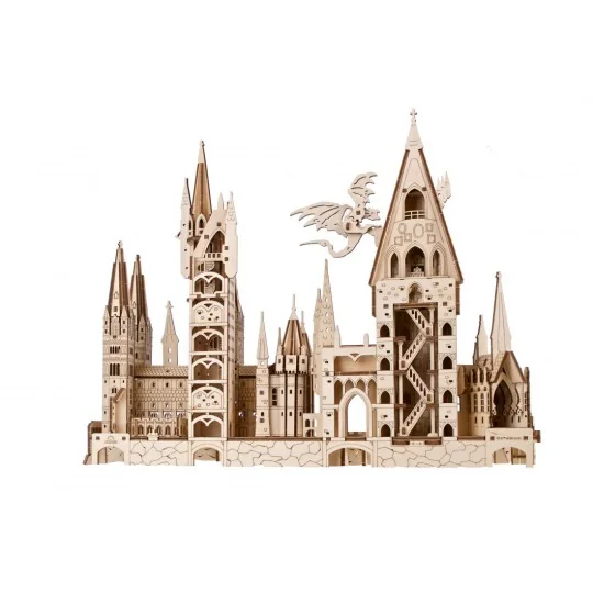UG-70256-Harry Potter Castle Hogwarts™ Castle Puzzle 3D Wood UGEARS