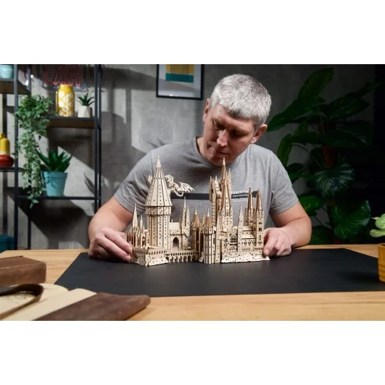 Harry Potter Castle Hogwarts™ Castle Puzzle 3D Wood UGEARS UGEARS UG-70256 - 4 UG-70256-Harry Potter Castle Hogwarts™ Castle Puzzle 3D Wood UGEARS - UG-70256